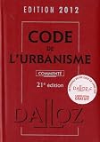 Acheter le livre Code de lurbanisme 2012 commenté