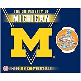 Michigan Wolverines NCAA Box Calendar with Sound