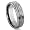 Tungsten Carbide Hammer Finish Wedding Band Ring Sz 7.0 SN#265
