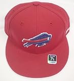 Buffalo Bills Flat Brim Fitted Reebok Hat Size 7 3/8