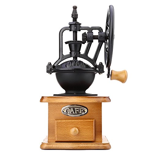 YOOYOO Retro Style Burr Coffee Grinder Hand Grinding Machine Handcrank