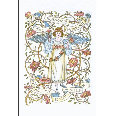 Season's Greetings Pack of 10 Christmas Cards (Rectangle)||RF10F