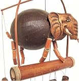 Handcrafted Bobbing Elephant Bamboo Wind Chime