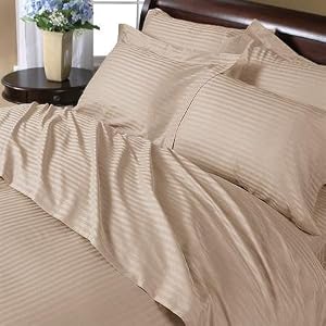 LUXOR-Taupe Striped 