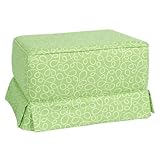 Little Castle Gliding Ottoman - Soft Green