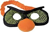 Frighty Night Halloween Mask with Spooky Sounds Green and Orange