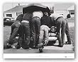 Boys with Their First Car, 1957 by A.Y. Owen 28"x20" Art Print Poster
