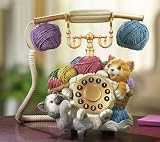 Kitten Novelty Corded Phone By Collections Etc