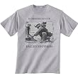 Military Memorial "In Memory of Our Fallen Brothers" shirt in Sport Grey