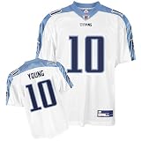 Reebok Tennessee Titans Vince Young Youth Replica White Jersey Extra Large