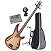 Ibanez SRH500FNNF SR Bass Workshop Bass Guitar Fretless Natural Browned Burst Fl