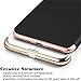 iPhone 7 Plus Case, COOLQO Ultra-thin 3in1 Plastic Electroplated Hard Frame + Tempered Glass Screen Protector Slim fit Shockproof PC Matte Cover Skin & Case for Apple iPhone 7 Plus 5.5 (Black)