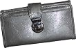 Liz Claiborne Wallet Silver Fashionista Flats Boxed