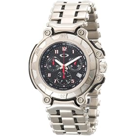 Oakley Men's 10-231 Crankcase Stainless Steel Bracelet Edition Chronograph Watch