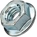 Carbon Steel Lock Nut, Zinc Plated Finish, Grade 2, Right Hand Threads, 5/16"-18 Threads (Pack of 100)