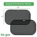 lebogner Car Cling Side Window Sunshade 2 Pack Premium Quality Large Baby Auto Sun Shield, Sun Protector, Blocking Over 98% of Harmful UV Rays, Protects Children and Pets from The Sun's Glare