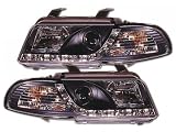 FK Automotive FKFSAI010007 Daylight Scheinwerfer passend f&uuml;r Audi A4 (Typ B5) Bj. 95-99 schwarz