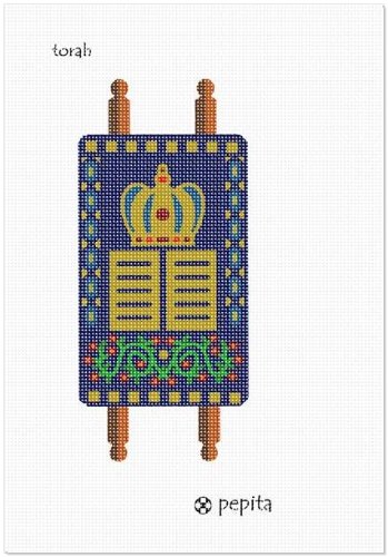 Image #1 of Torah Needlepoint Canvas