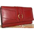 New ladies Visconti large Heritage red leather purse wallet CR7'