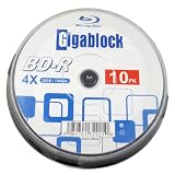 100pcs Gigablock Blu-Ray BD-R 1~4x 25GB Silver Top Premium Blank Media Made in Macau