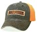 Harley Davidson Mens Baseball Cap, HD Patch, Adjustable Hat, Black and Orange, 99487-07V