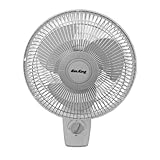 Air King 9012 Commercial Grade Oscillating Wall Mount Fan, 12 inch