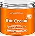 Cellulite Cream & Muscle Relaxation Cream Huge 8.8oz, 100% Natural 87% Organic - Cellulite Cream Treatment Hot Gel, Firms Skin - Muscle Rub Cream, Muscle Massager 1 Pack