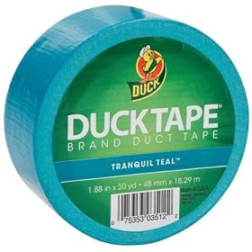 Duck Brand Colored Duck Tape, 1.88 Inches x 20 Yards, Tranquil Teal (1265020)