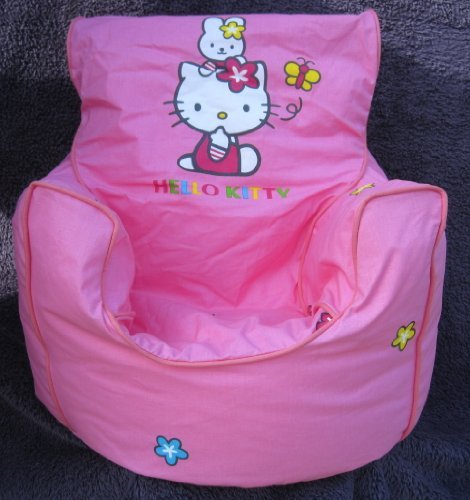 Hello Kitty Pink Bean Bag Arm Chair Seat With Beans *