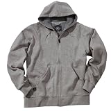 Men's Tradesman Thermal Full Zip Sweatshirt, Oxford Grey