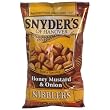 Snyder's of Hanover Honey Mustard & Onion Nibbler Pretzels, 10-Ounce Packages (Pack of 12)