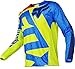 Fox Racing 180 Nirv Men's Off-Road Motorcycle Jerseys - Yellow/Blue/Medium