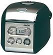 Sanyo ECJ-S35K 3-1/2-Cup Micro-Computerized Rice Cooker/Warmer with Bread-Baking Function, Black