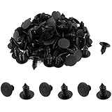 uxcell&reg; Car 20mm Dia Head Plastic Trim Boot Rivets Push Clip Fastener 100 Pcs