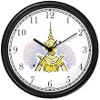 Buddhist - Thai Sawasdee Angel - Peace Deva Wall Clock by WatchBuddy Timepieces (White Frame)