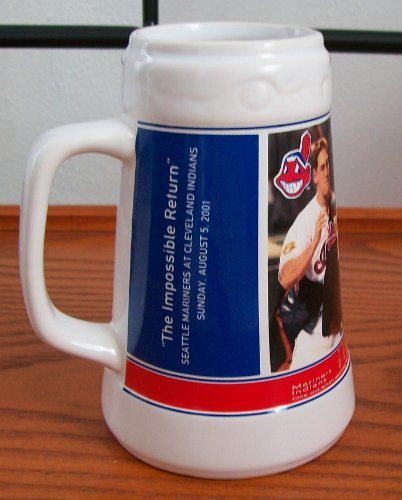 Collectible CLEVELAND INDIANS 24oz Commemorative Ceramic Beer Stein Mug