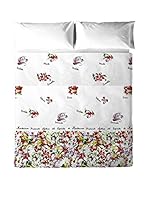 Montesinos Juego De Sábanas (Blanco/Multicolor)