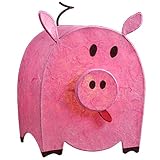 LumiSource Pinky the Pig Nighttime Pal Paper Lamp