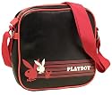 Playboy Womens PU Utility Bag Black/Pink