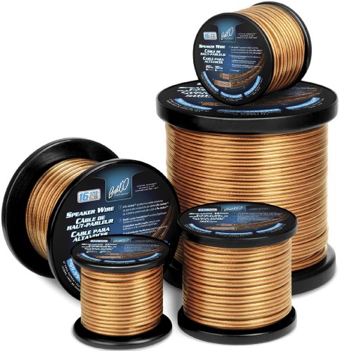 Bell'O SP7502 High Performance 16 AWG Speaker Wire (6 meters, Copper)