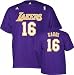 Pau Gasol adidas Name and Number Los Angeles Lakers T-Shirt