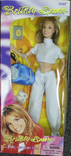 Britney Spears Baby One More Time in White Sweat Suit