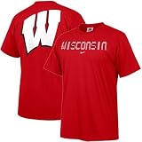 Nike Wisconsin Badgers Red College Big T-Shirt