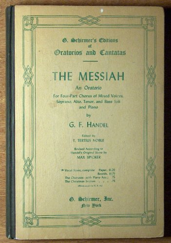 The Messiah, An Oratorio