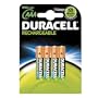 Duracell Rechargeable Accu HR03 950 mAh AAA Batteries--4-Pack