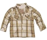 Toddler Boy's Warm Beige Lattice Jacket - Guess