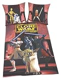 Herding 447260050 Bettw&auml;sche Clone Wars / 80x80 + 135x200 cm, Linon