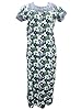 Beautifull Floral Printed Nighty Kaftan Dress Floral Print Lounge Wear Kaftans M / L