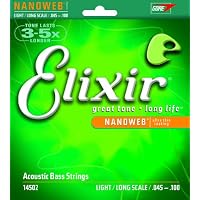 Elixir Nanoweb Light Acoustic Bass Strings