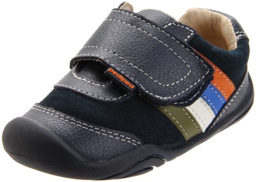 pediped Grip-N-Go Christopher Casual Shoe (Toddler),Navy,20 M EU (5 M US Toddler)